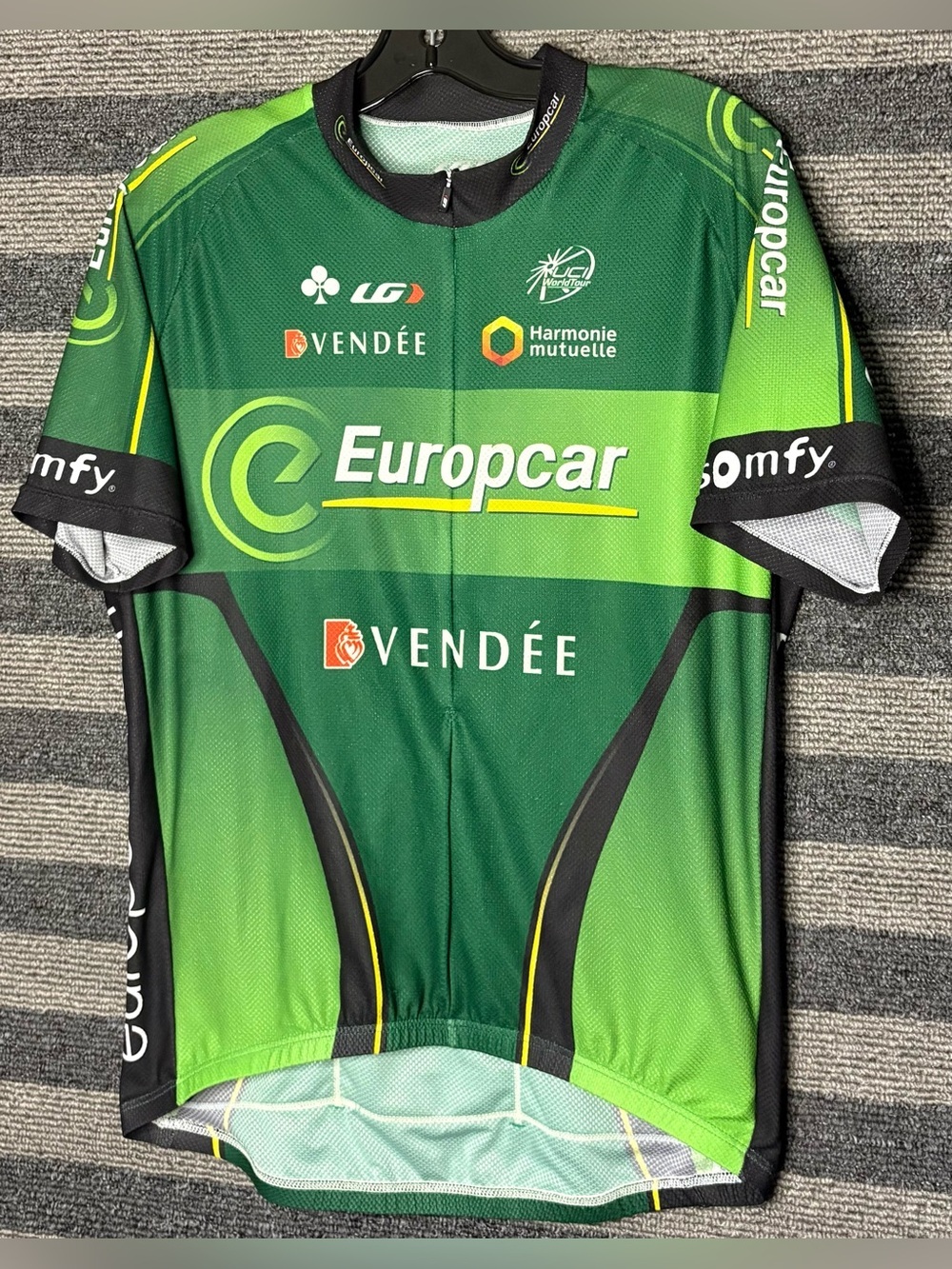 Louis Garneau Team Europcar UCI World Tour Pro Cycling Team Jersey Men’s XL EUC